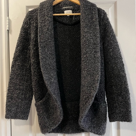Aritzia Wilfred | Wool Blend Sweater Coat | Size S - Picture 2 of 8
